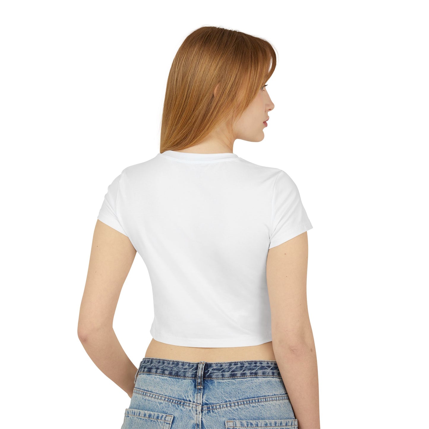 Butterfly Affirmation Women's Baby Tee - Cute & Comfortable Top for Everyday Style