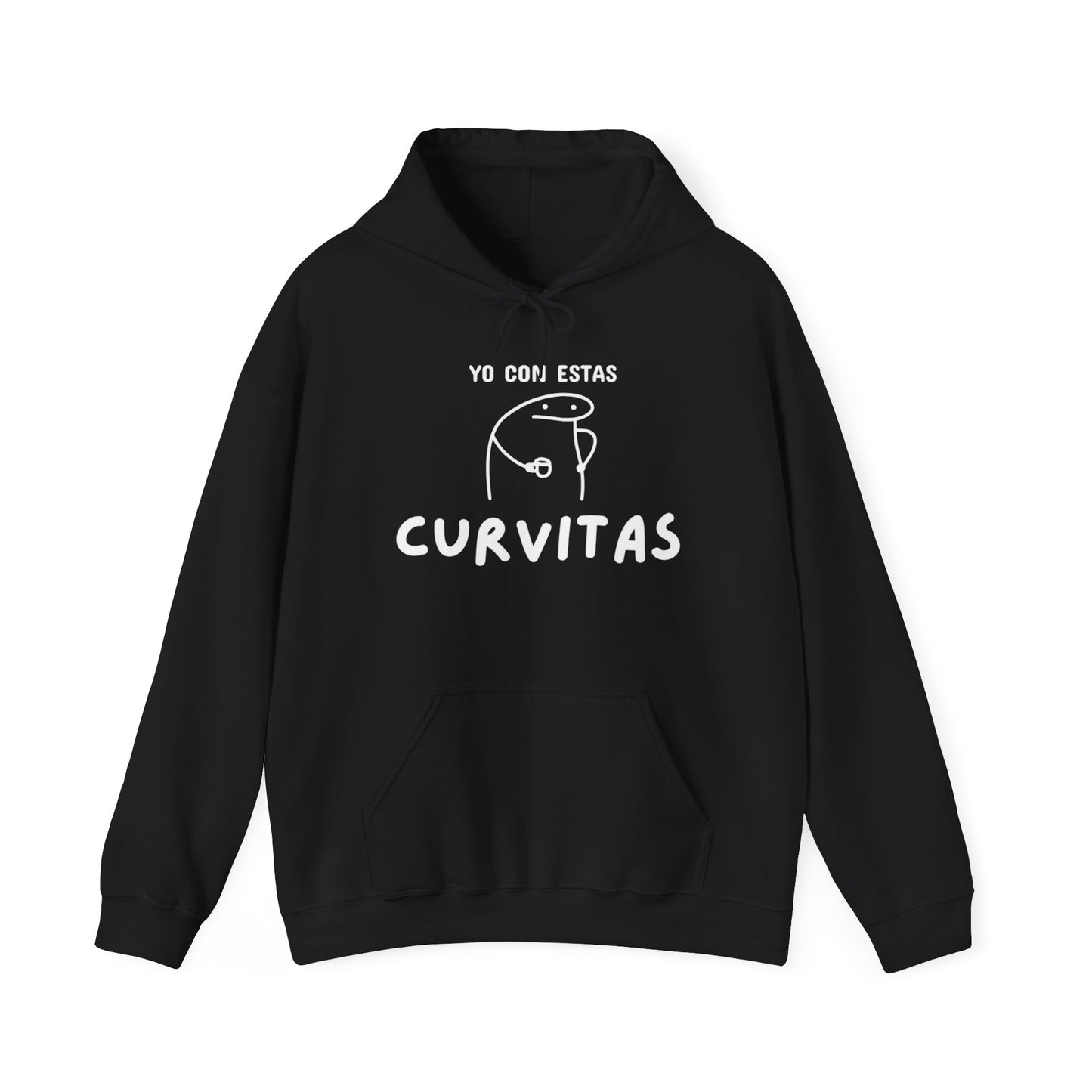 Funny Curvitas Hooded Sweatshirt for Cat Lovers