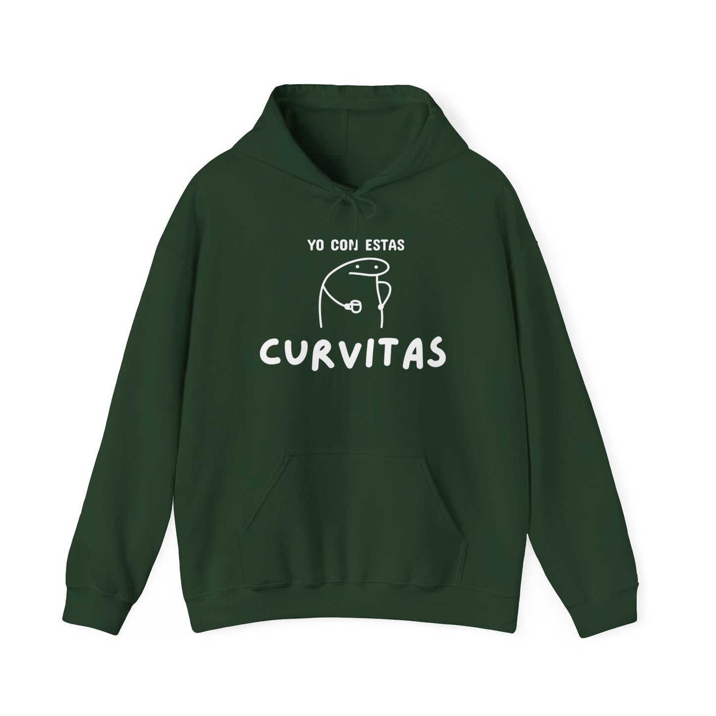 Funny Curvitas Hooded Sweatshirt for Cat Lovers
