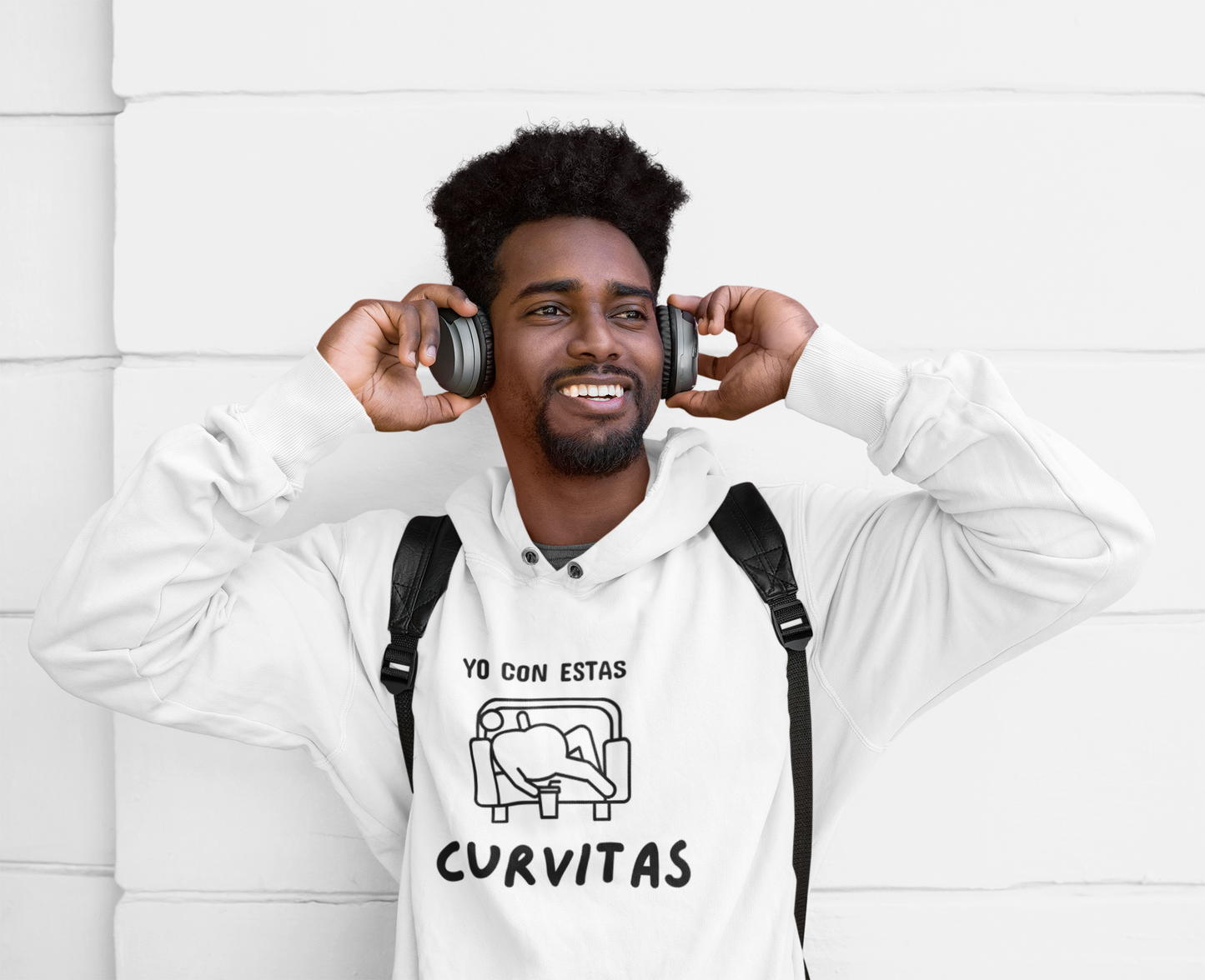 Curvitas Hoodie - Fun & Cozy Unisex Sweatshirt with Playful Design